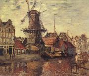 Claude Monet THe Windmill on the Onbekende Gracht oil painting picture wholesale